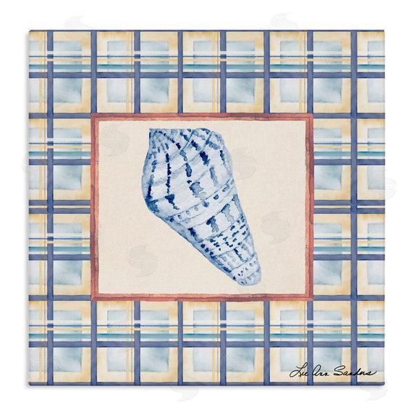 stupell industries Lee Ann Sanders | Sea Treasures on Plaid