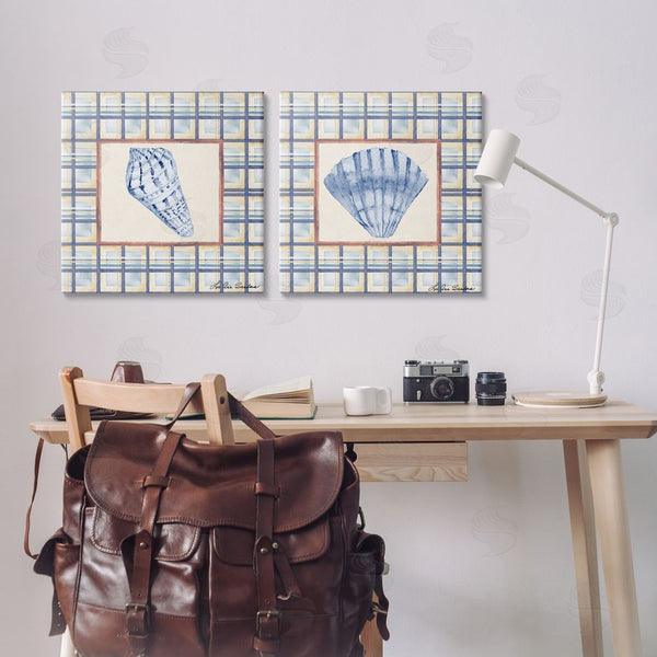 Stupell Industries Lee Ann Sanders | Sea Treasures Over Pattern