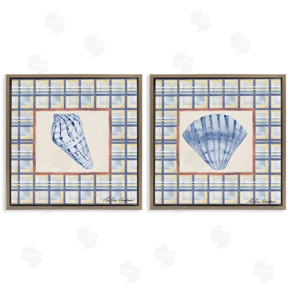 Stupell Industries Lee Ann Sanders | Sea Treasures Over Pattern