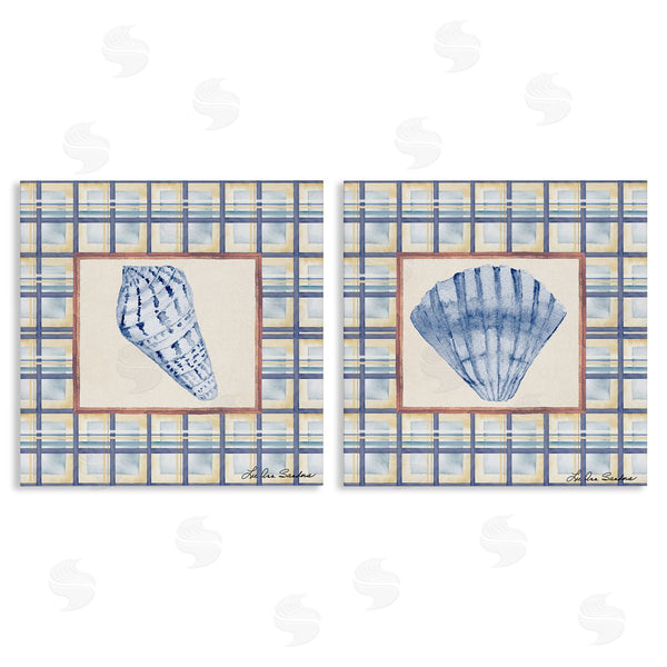stupell industries Lee Ann Sanders | Sea Treasures Over Pattern