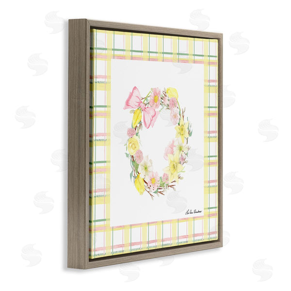 Stupell Industries Lee Ann Sanders | Wreath In Spring Pastels Wall Art