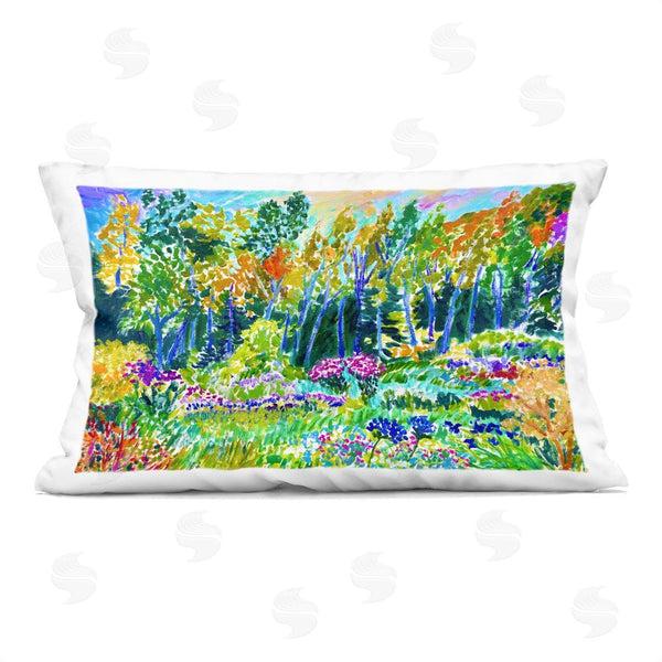 stupell industries Lee Ann Zirbes | Abstract Rainbow Forest Printed Throw Pillow