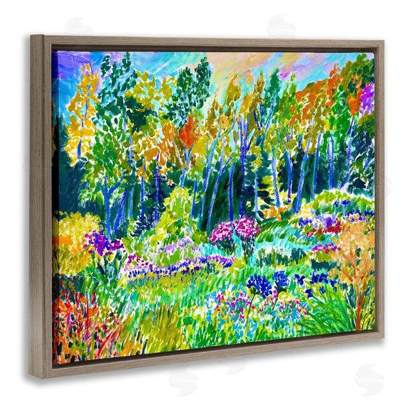 Stupell Industries Lee Ann Zirbes | Abstract Rainbow Forest Wall Art