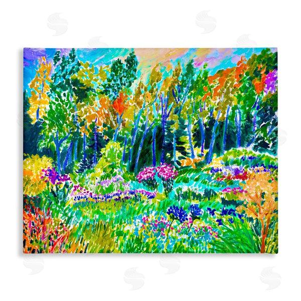 stupell industries Lee Ann Zirbes | Abstract Rainbow Forest Wall Art