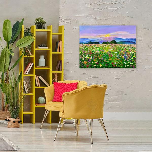 Stupell Industries Lee Ann Zirbes | Candy Colored Blooms Wall Art
