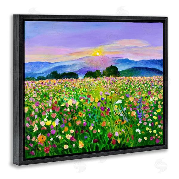 Stupell Industries Lee Ann Zirbes | Candy Colored Blooms Wall Art
