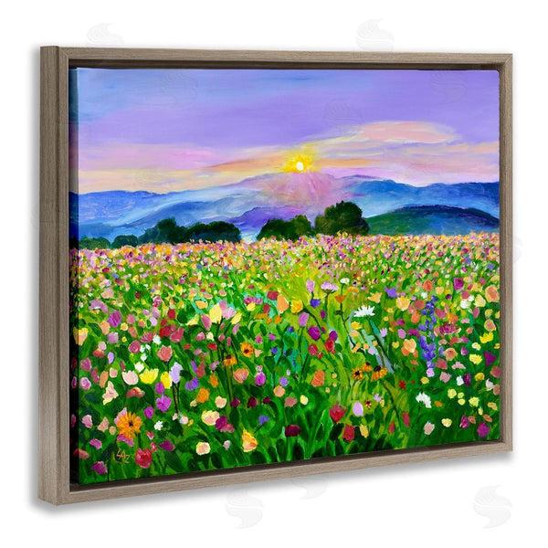 Stupell Industries Lee Ann Zirbes | Candy Colored Blooms Wall Art
