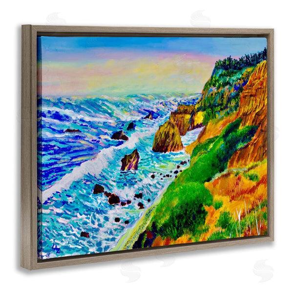 Stupell Industries Lee Ann Zirbes | Coastal Daydream Waves Wall Art