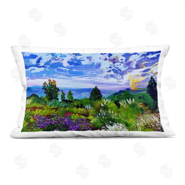 stupell industries Lee Ann Zirbes | Distinctive Nature Landscape Printed Throw Pillow