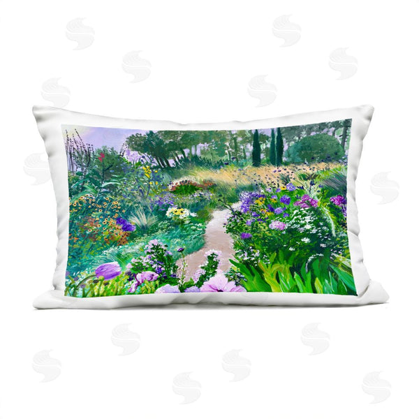 Stupell Industries Lee Ann Zirbes | Dreamlike Garden Pathway Printed Throw Pillow