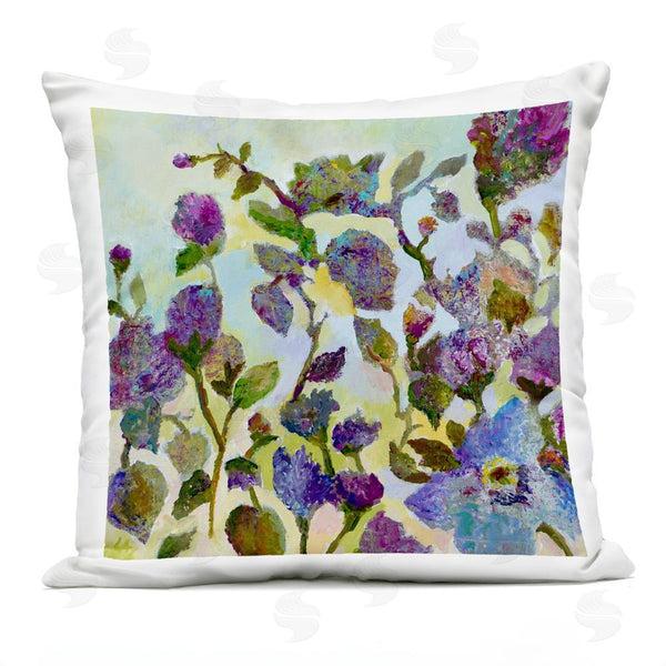 Stupell Industries Lee Ann Zirbes | Floral Tapestry Abstraction Printed Throw Pillow