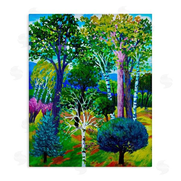 stupell industries Lee Ann Zirbes | Forest Medley Trees Wall Art