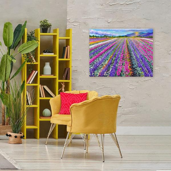 Stupell Industries Lee Ann Zirbes | Fragrant Lavender Farm Wall Art