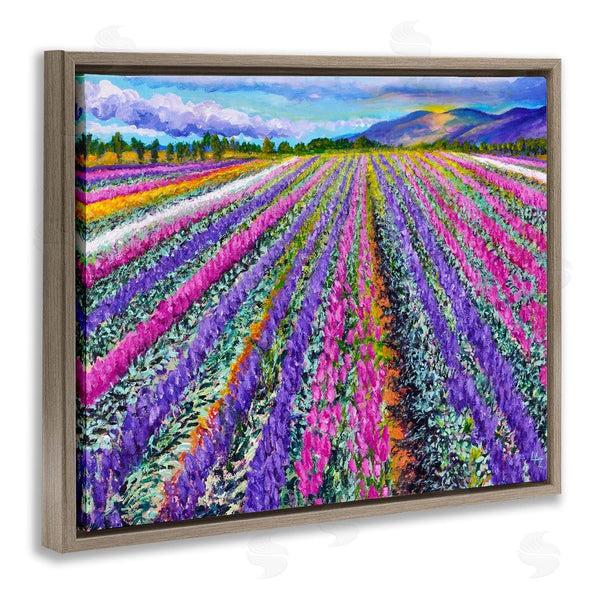 Stupell Industries Lee Ann Zirbes | Fragrant Lavender Farm Wall Art