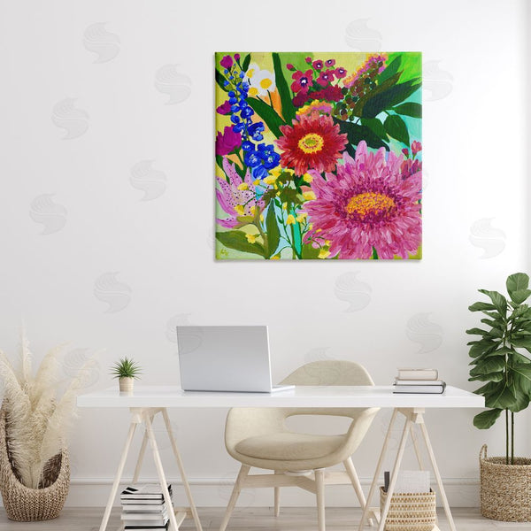 Stupell Industries Lee Ann Zirbes | Front Yard Florals Wall Art