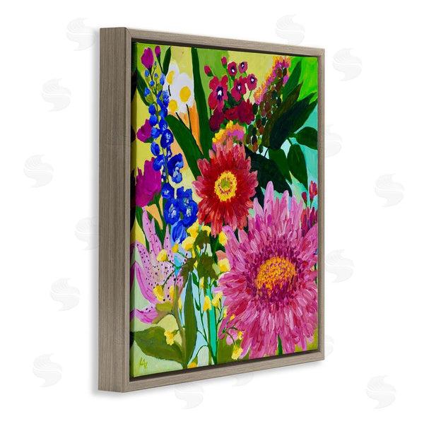 Stupell Industries Lee Ann Zirbes | Front Yard Florals Wall Art