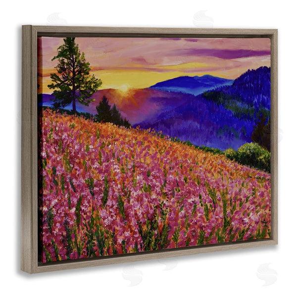 Stupell Industries Lee Ann Zirbes | Golden Moment Hillside View Wall Art