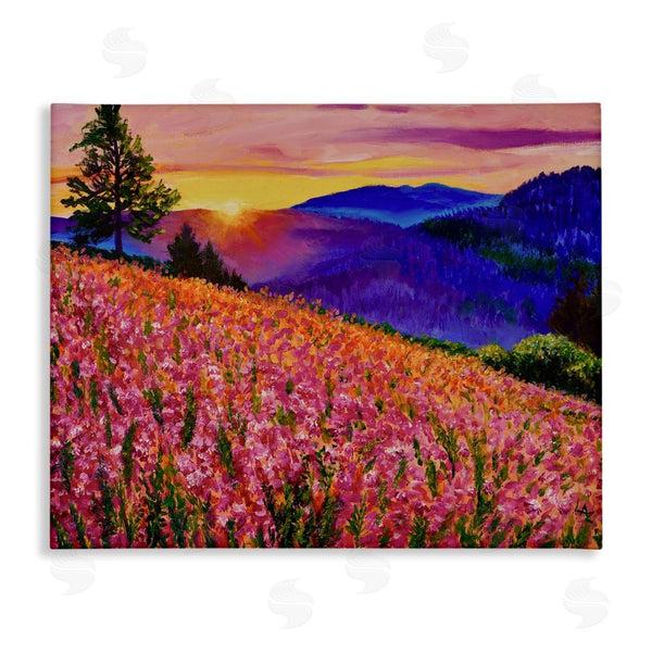 stupell industries Lee Ann Zirbes | Golden Moment Hillside View Wall Art