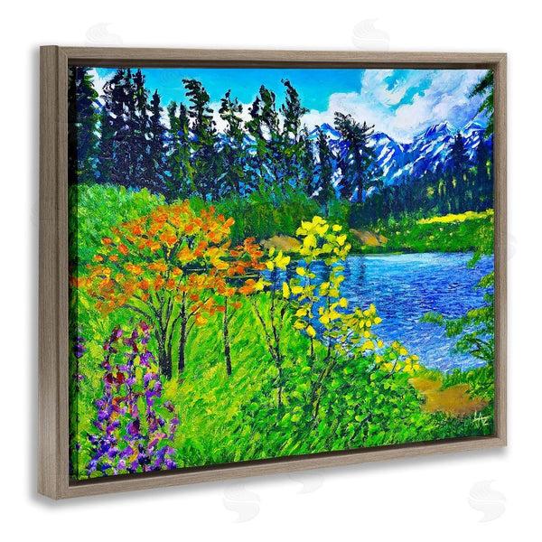 Stupell Industries Lee Ann Zirbes | Hidden Lake Scenery Wall Art