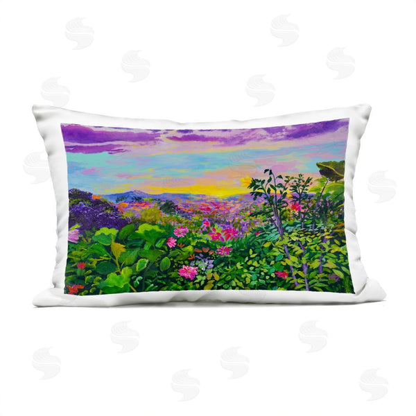 Stupell Industries Lee Ann Zirbes | Highland Flora Overlook Printed Throw Pillow