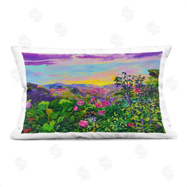 stupell industries Lee Ann Zirbes | Highland Flora Overlook Printed Throw Pillow
