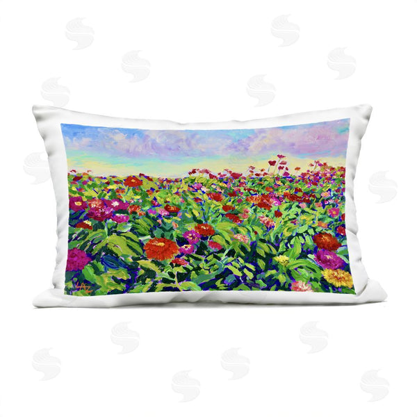 Stupell Industries Lee Ann Zirbes | Hot Summer Blooms Printed Throw Pillow