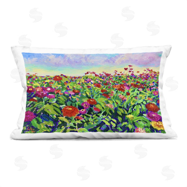 stupell industries Lee Ann Zirbes | Hot Summer Blooms Printed Throw Pillow