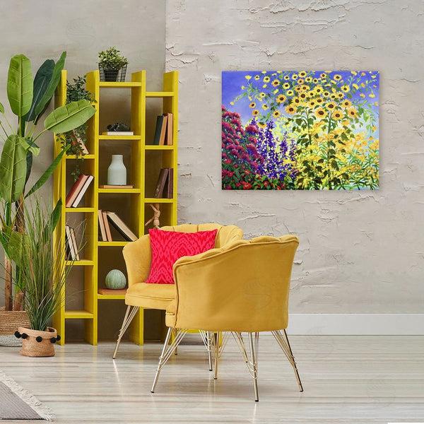 Stupell Industries Lee Ann Zirbes | Looming Sunflowers Spring Garden Wall Art