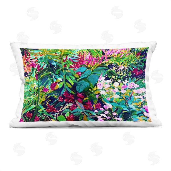 stupell industries Lee Ann Zirbes | Lush & Vibrant Tropical Leaves Printed Throw Pillow