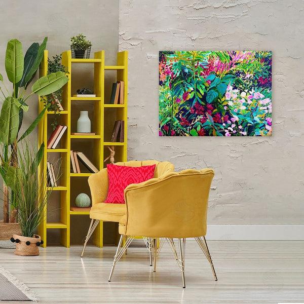 Stupell Industries Lee Ann Zirbes | Lush & Vibrant Tropical Leaves Wall Art