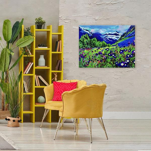 Stupell Industries Lee Ann Zirbes | Memory Mountain Valley Wall Art