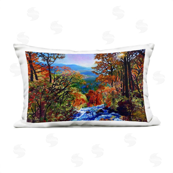 Stupell Industries Lee Ann Zirbes | Mountain Top Mosaic Printed Throw Pillow