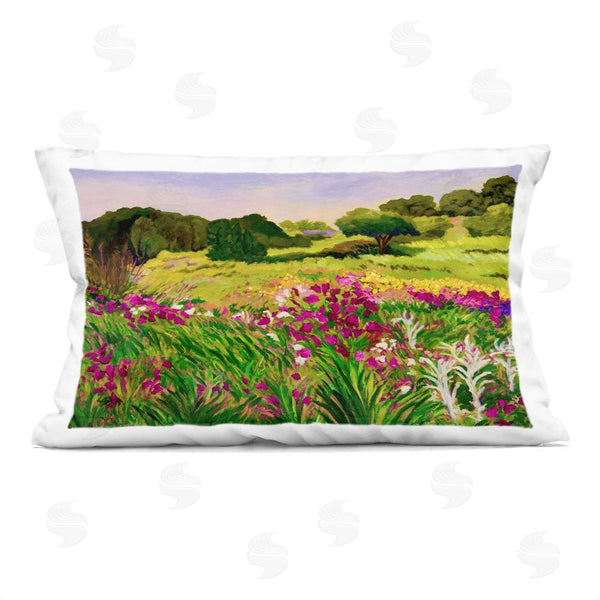 stupell industries Lee Ann Zirbes | Promised Vibrant Scenery Printed Throw Pillow