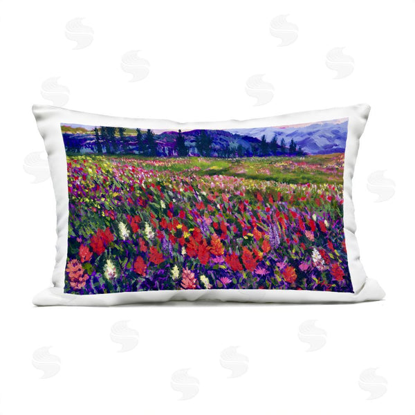 Stupell Industries Lee Ann Zirbes | Roadside Rhythm Meadow Printed Throw Pillow
