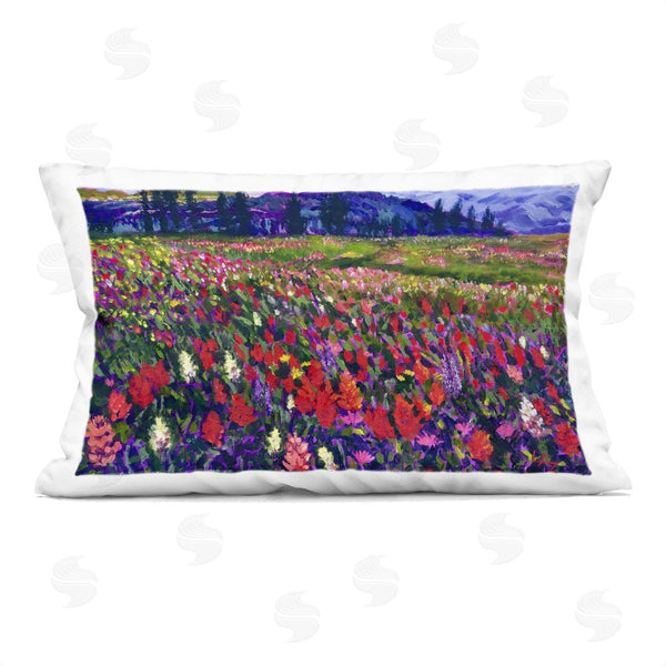 stupell industries Lee Ann Zirbes | Roadside Rhythm Meadow Printed Throw Pillow