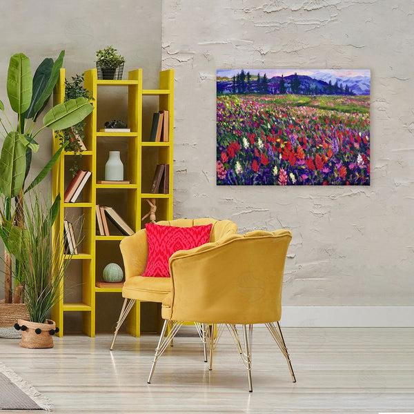 Stupell Industries Lee Ann Zirbes | Roadside Rhythm Meadow Wall Art