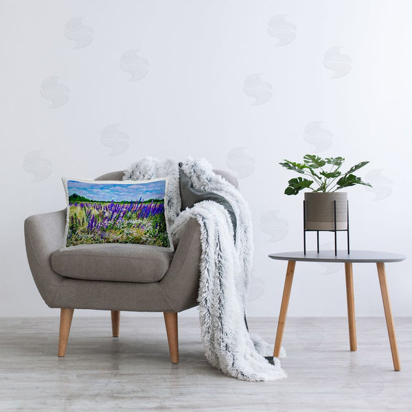 Stupell Industries Lee Ann Zirbes | Summer's Bounty Meadow Printed Throw Pillow