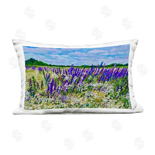 Stupell Industries Lee Ann Zirbes | Summer's Bounty Meadow Printed Throw Pillow