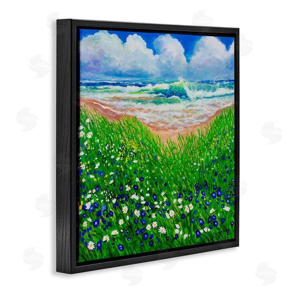 Stupell Industries Lee Ann Zirbes | Summer Wind Beach Flowers Wall Art