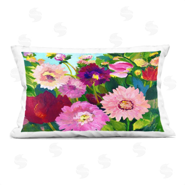 stupell industries Lee Ann Zirbes | Tea Garden Mums Printed Throw Pillow