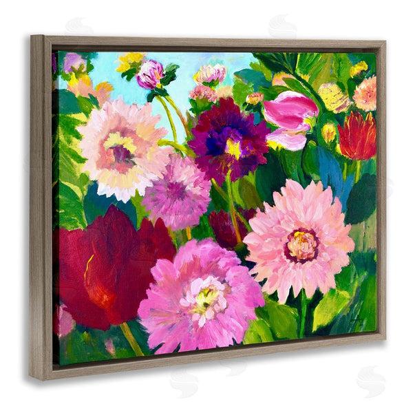 Stupell Industries Lee Ann Zirbes | Tea Garden Mums Wall Art