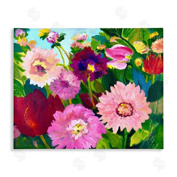 stupell industries Lee Ann Zirbes | Tea Garden Mums Wall Art