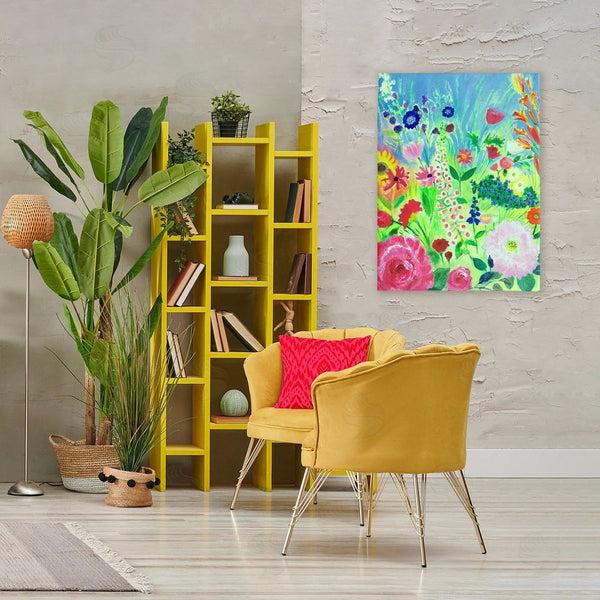Stupell Industries Lee Ann Zirbes | Vibrant Summer Botanicals Wall Art