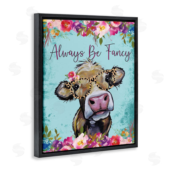 Stupell Industries Lee Keller | Always Be Fancy Cow Wall Art