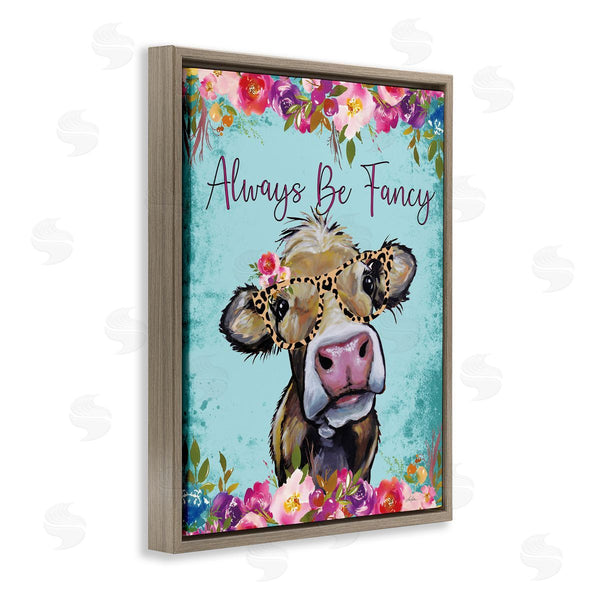 Stupell Industries Lee Keller | Always Be Fancy Cow Wall Art