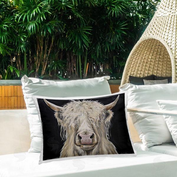 Stupell Industries Lee Keller | Calvin The Highland Cattle Printed Throw Pillow