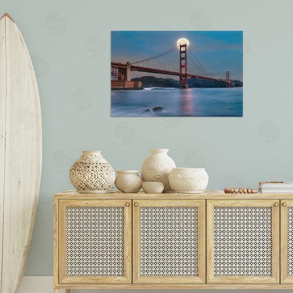 Stupell Industries Lee Sie | Moonlit Bridge Landmark Wall Art