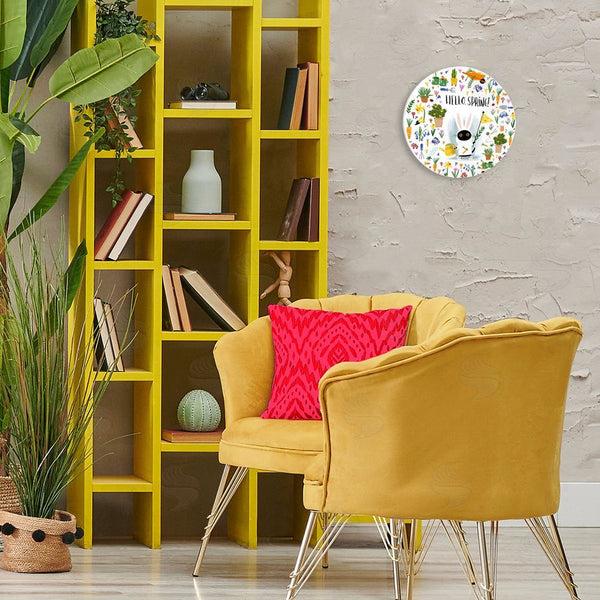 Stupell Industries Leeza Hernandez | Hello Spring Black Cat Wall Art