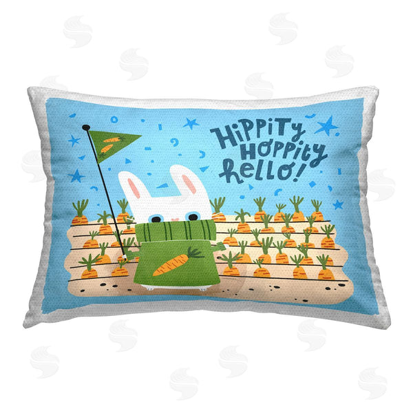 Stupell Industries Leeza Hernandez | Hippity Hoppity Hello Bunny