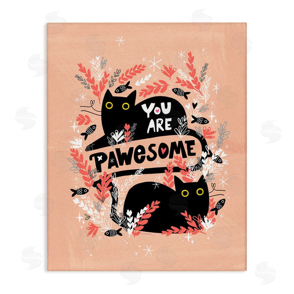 stupell industries Leeza Hernandez | You Are Pawesome Cats Wall Art